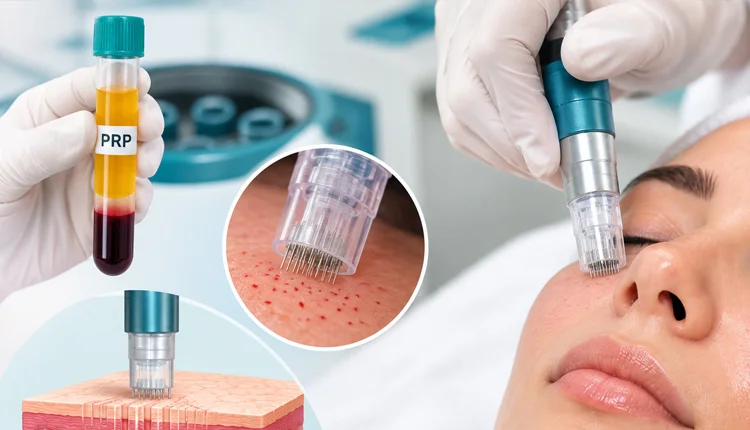 پی آر پی نیدلینگ چیست؟ (درمان جای جوش و منافذ) + هزینه 3 میکرونیدلینگ با prp